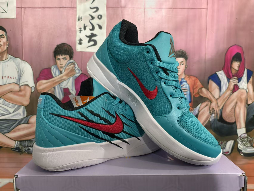 Jordan Grizzlies Basketball Sneakers Teal Red