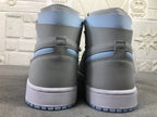 Air Jordan 1 WMNS High Zoom Grey Blue High-Top Sneakers