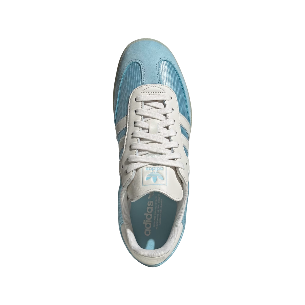 Adidas Originals Men's Icey Blue/White Samba OG Shoes, IH6819