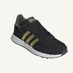 Adidas Women's Black/Gold Run 60s 2.0 Sneakers, GX1714
