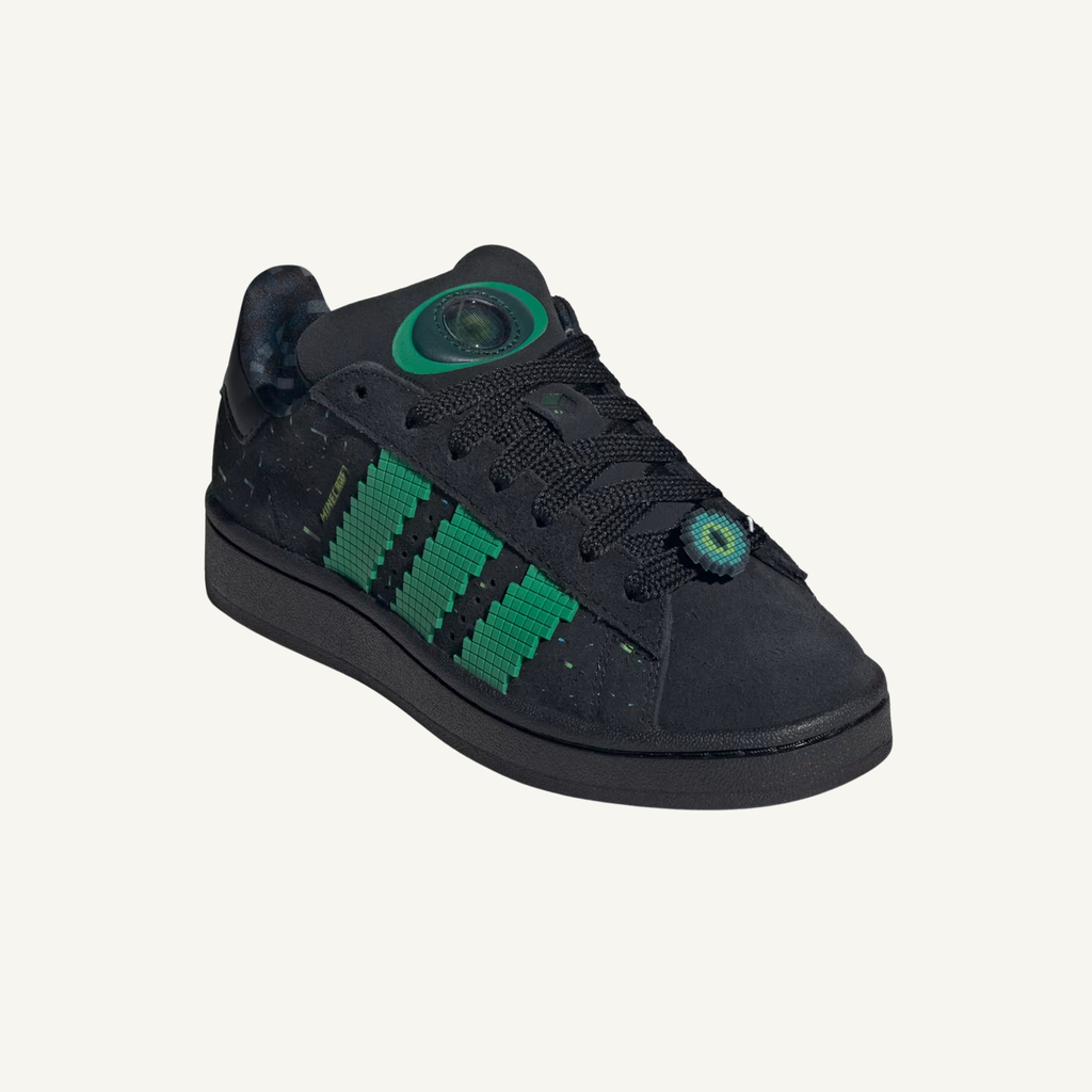 Adidas Originals Kid's Black Minecraft x Campus 00s Sneakers, IH1733