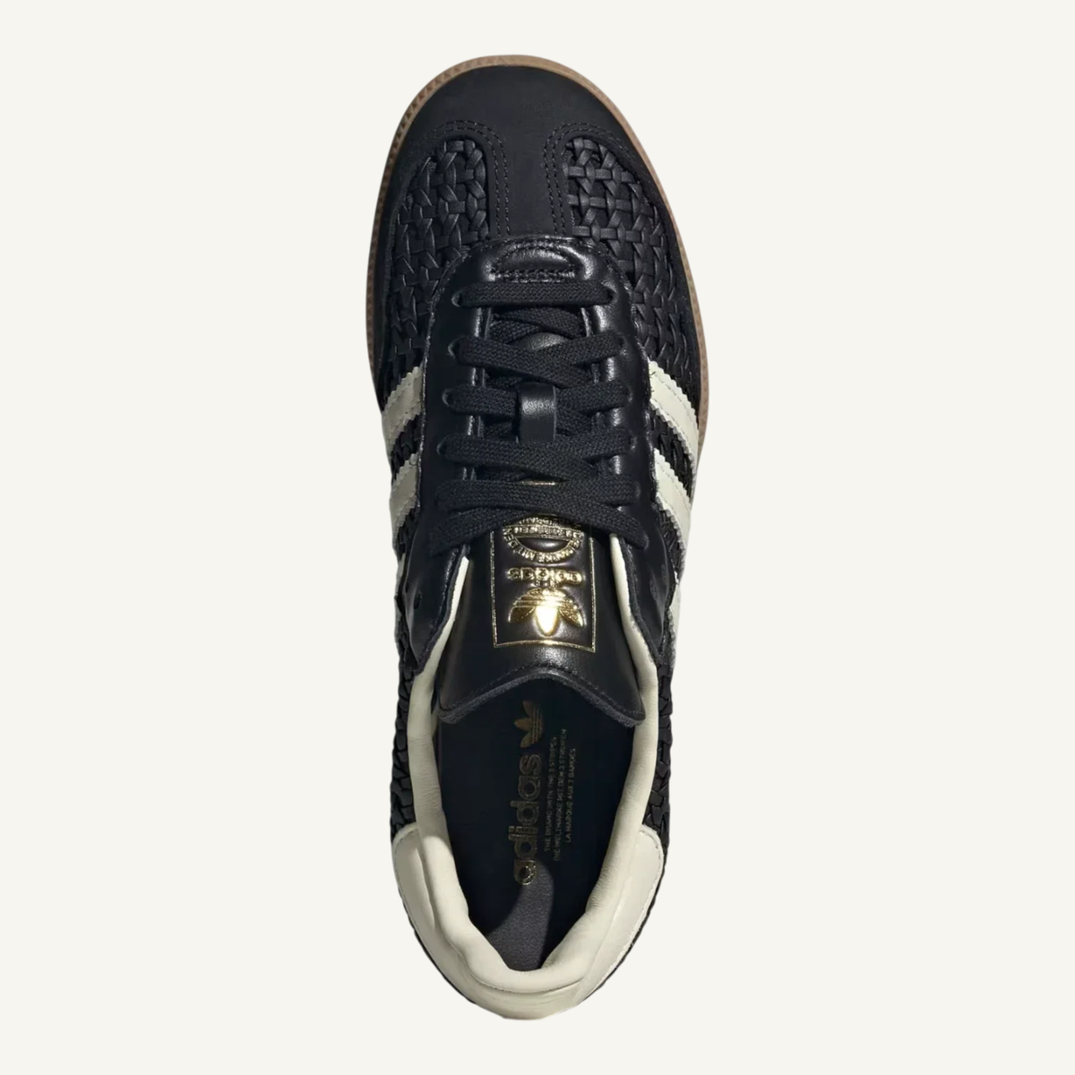Adidas Originals Women's Black/Cream Samba OG Sneakers, HQ9282