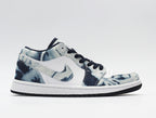 Jordan CZ8455-100 Washed Denim Low-Top Sneakers
