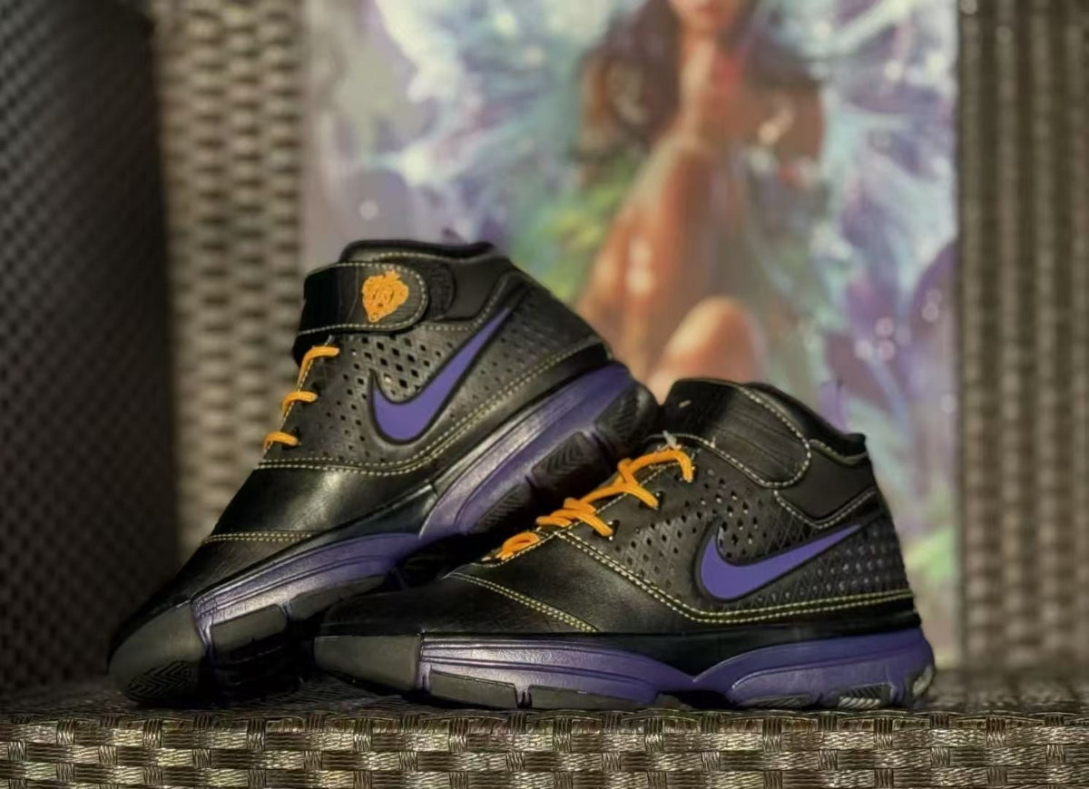 Nike Kobe 2 Hollywood Nights Black Purple High-Top Sneakers
