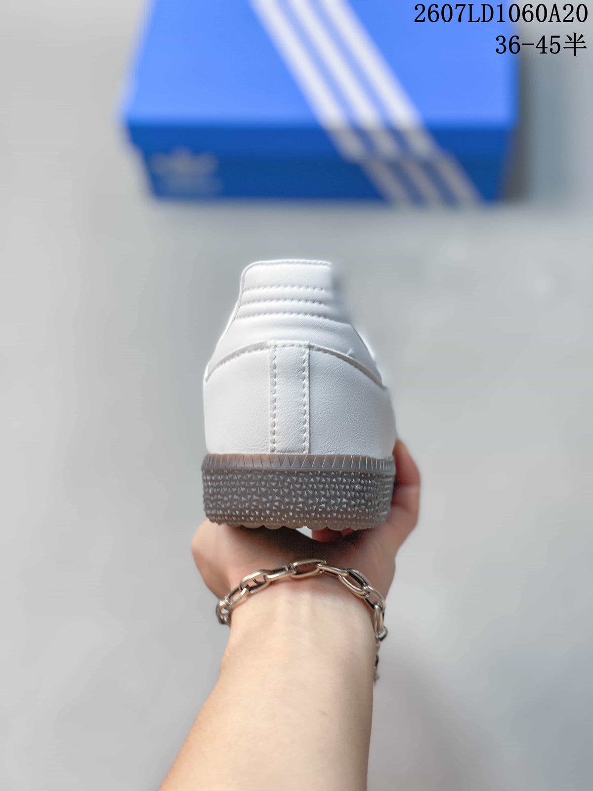 Adidas Samba Sneakers White and Gray