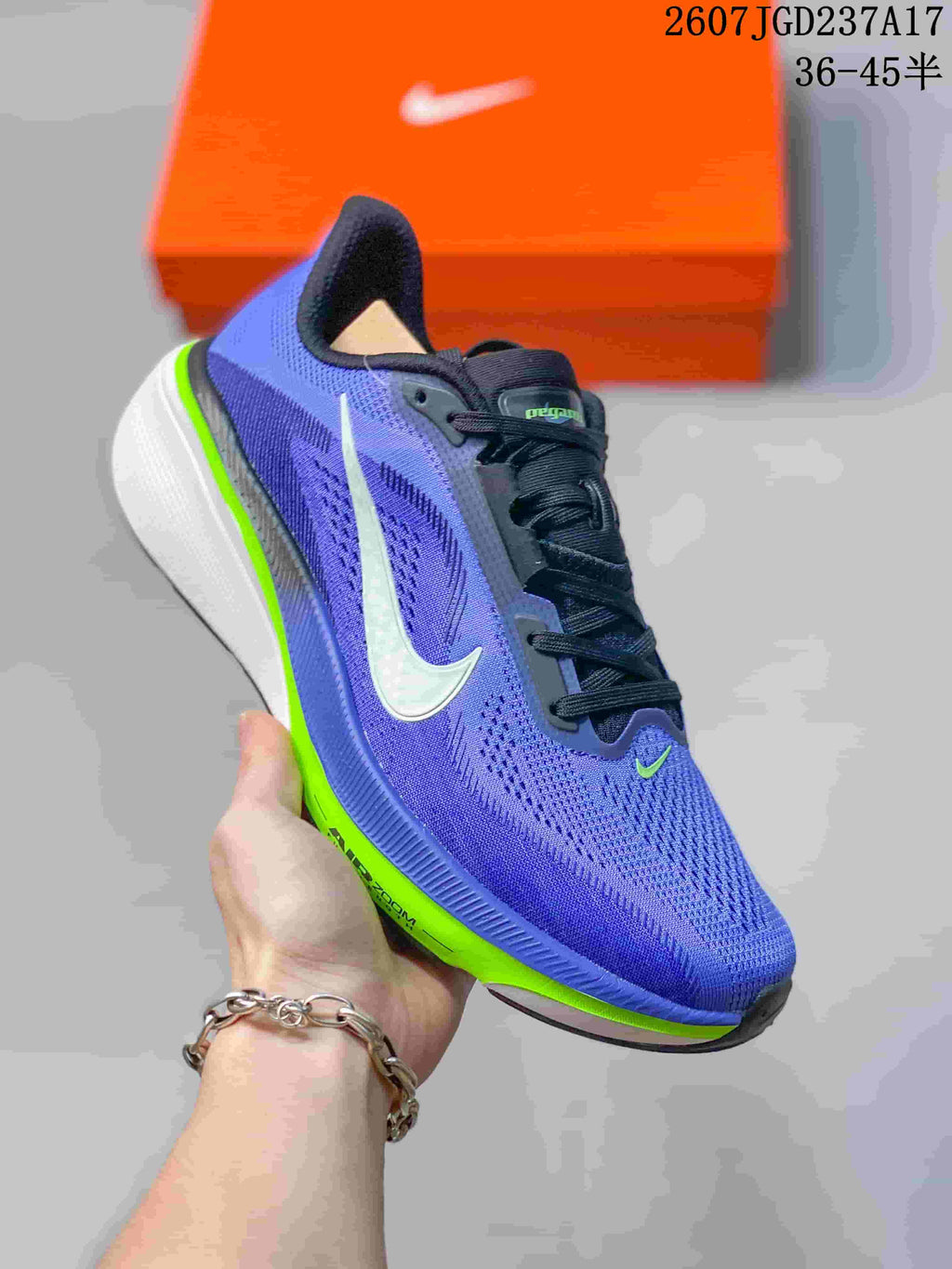 Nike Air Zoom Pegasus 42 Running Shoes Purple Blue IB1873-020