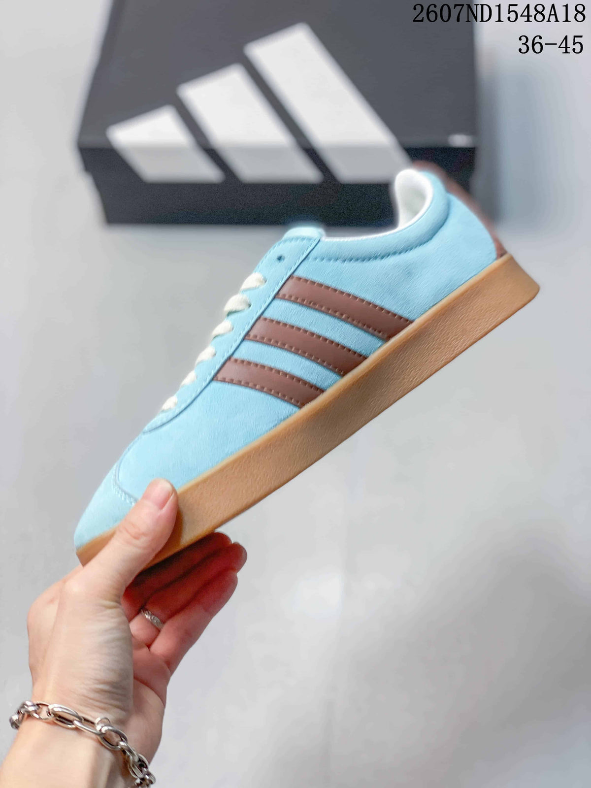 adidas VL Court Classic Sneakers Blue Brown