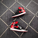Jordan 1 High Black Red Patent Leather Sneakers