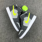 Jordan Air 1 Mid Grey Volt Sneakers 554724-072