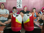 Converse White and Red Low-Top Sneakers