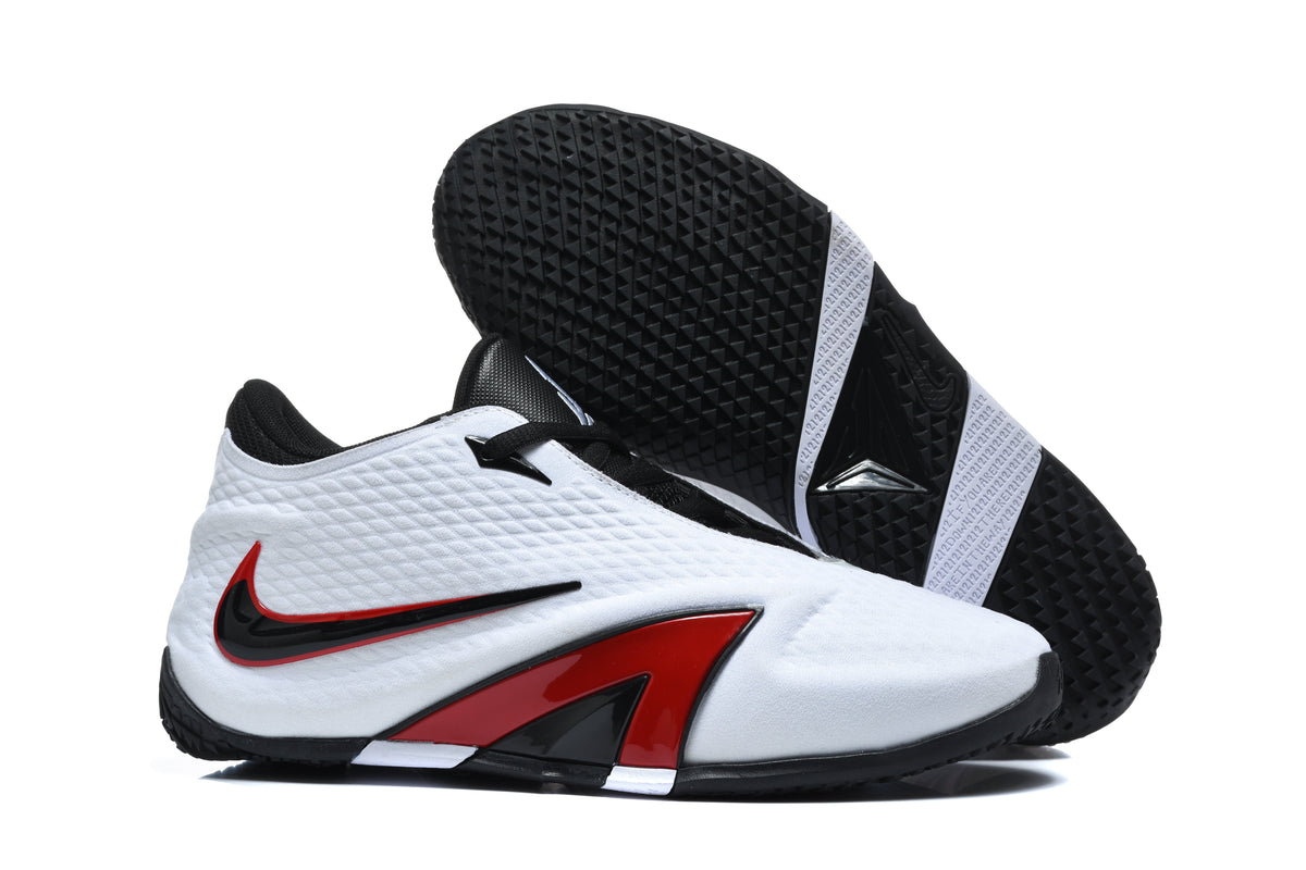 Nike LeBron 20 Low White Black Red Basketball Shoes
