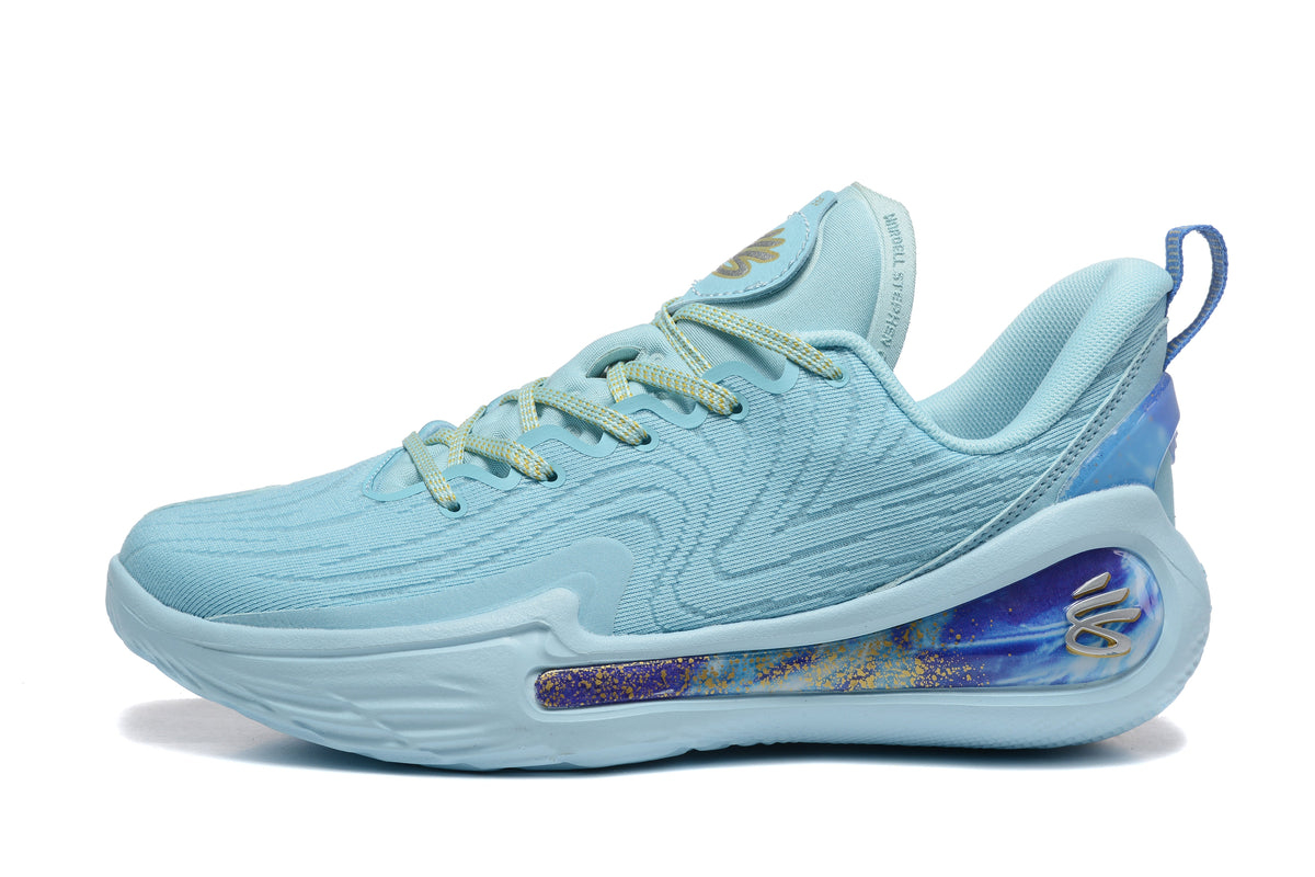 Curry Blue Basketball Sneakers Style 901-13
