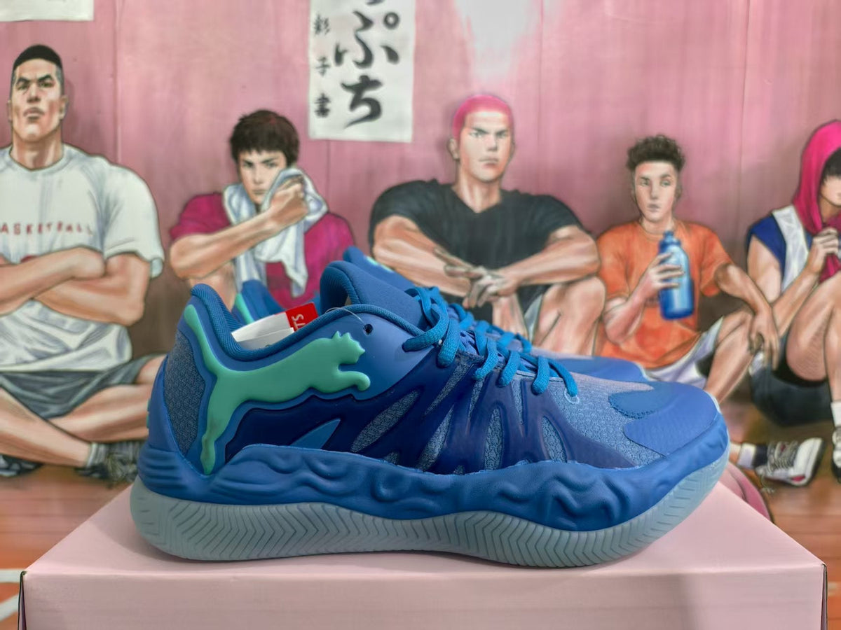 Puma Blue Basketball Sneakers