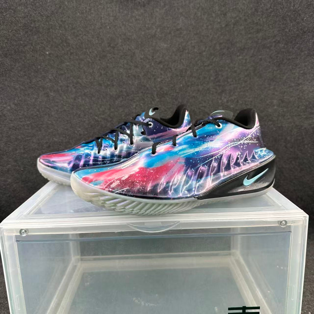 Nike Basketball Shoes, Purple Galaxy Print