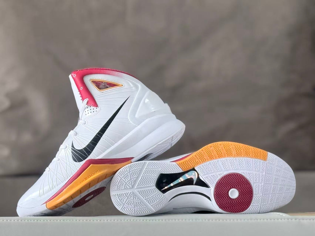 Nike Kobe 4 Protro High Basketball Shoes White Red Gold
