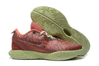Nike 870 Sneakers Orange-Red with Green Sole