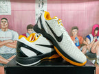 Nike Playoffs Basketball Sneakers White Black Gold