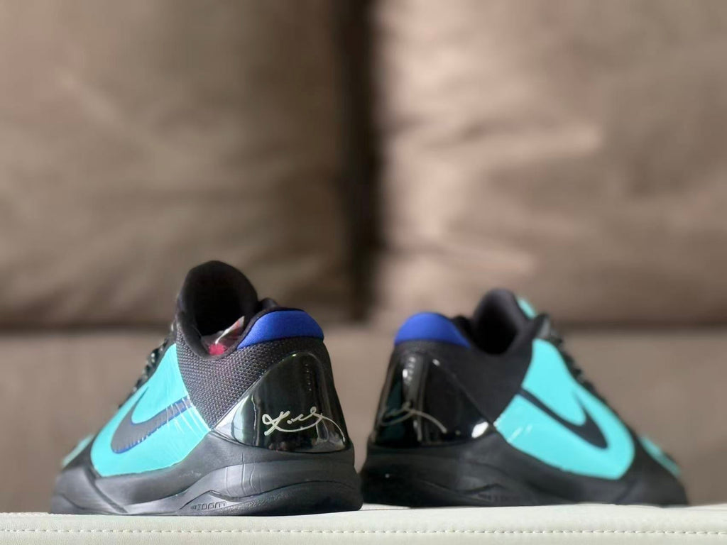 Nike Kobe 5 Tiffany Basketball Shoes in Black and Aqua