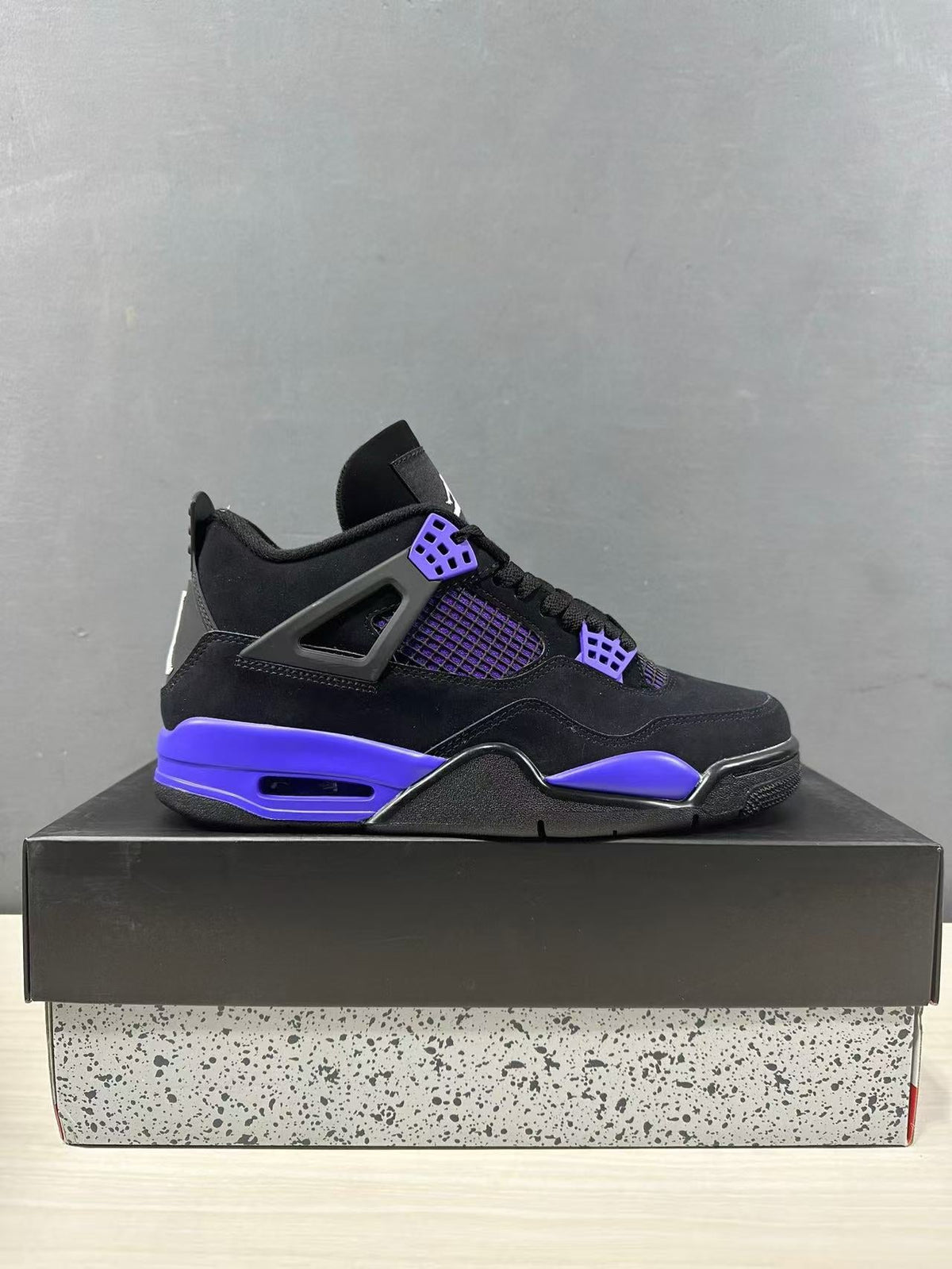 Jordan Air Jordan 4 Retro Sneakers Black Game Royal CT8527-018