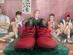 Nike Basketball Sneakers Red Black Yellow