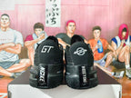 Nike GT Basketball Sneakers, Black and Silver