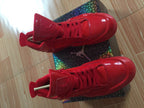 Jordan 4 Red Patent Leather Sneakers 719864 600