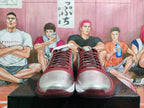 Nike Basketball Sneakers Burgundy Silver White