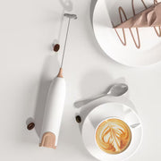 Electric Milk Frother – No Battery Needed Foam Maker for Coffee, Cappuccino & Egg Whisking – Handheld Drink Frother for Perfect Frothy Beverages
