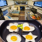 Stainless Steel Egg Ring Mold Fried Egg and Pancake Shaper Kitchen Tool for Breakfast and Baking