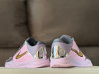 Nike Kobe 5 Low Basketball Shoes Pink Silver Gold