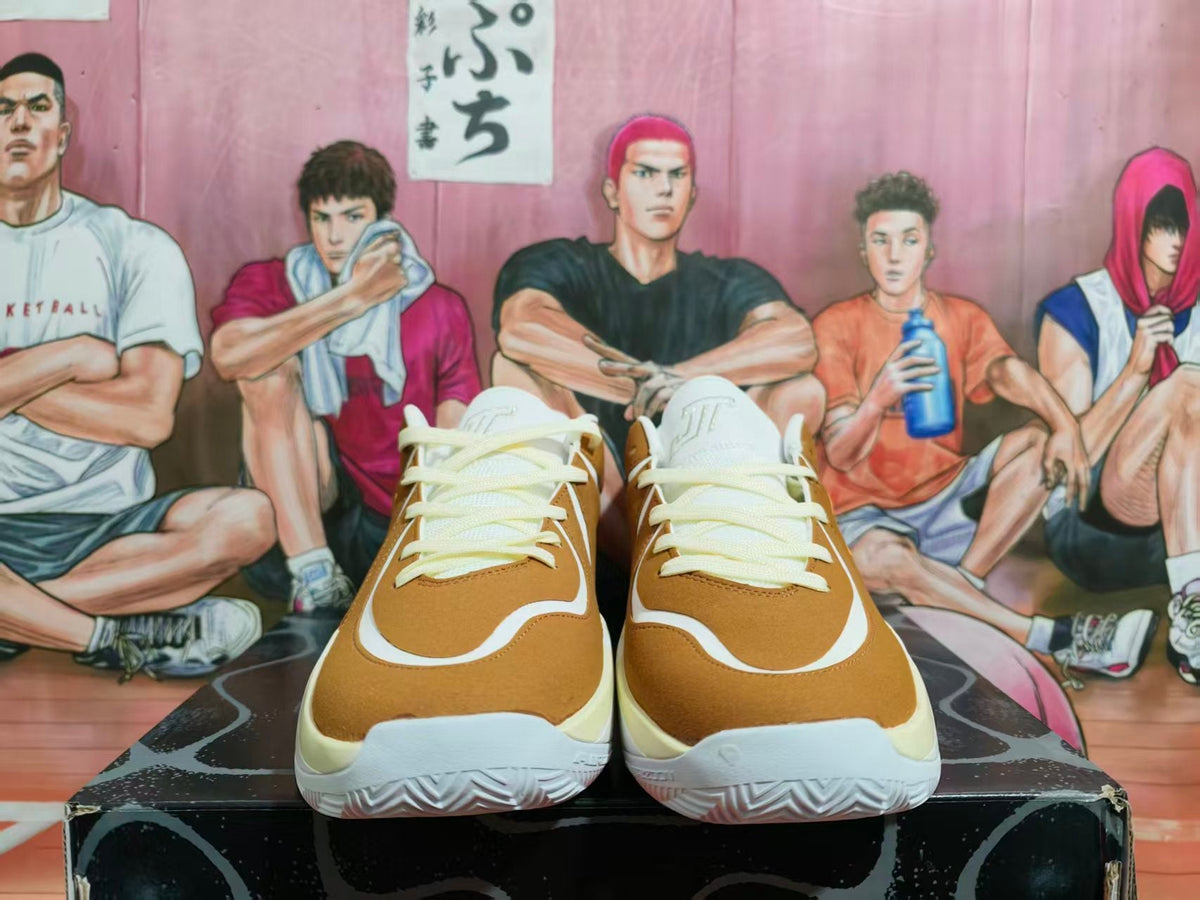 Jordan Luka 2 Basketball Shoes in Brown and Cream