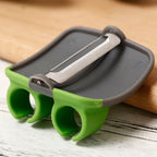 Stainless Steel Handheld Vegetable Fruit Peeler Anti-Slip Ring
