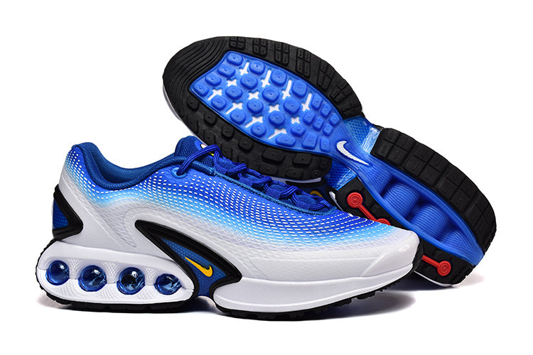 Nike Blue and White Air-Cushioned Sneakers