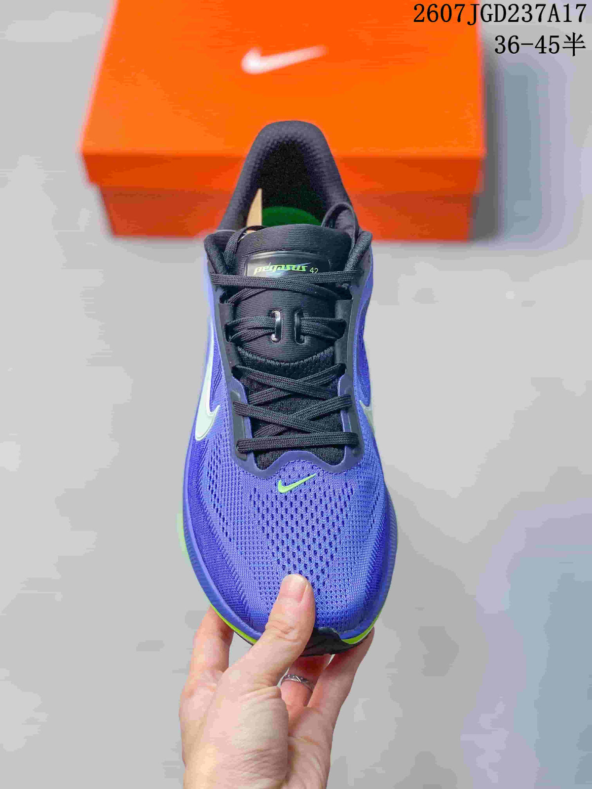 Nike Air Zoom Pegasus 42 Running Shoes Purple Blue IB1873-020