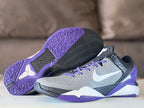 Nike Kobe 7 Basketball Shoes Gray Purple Black