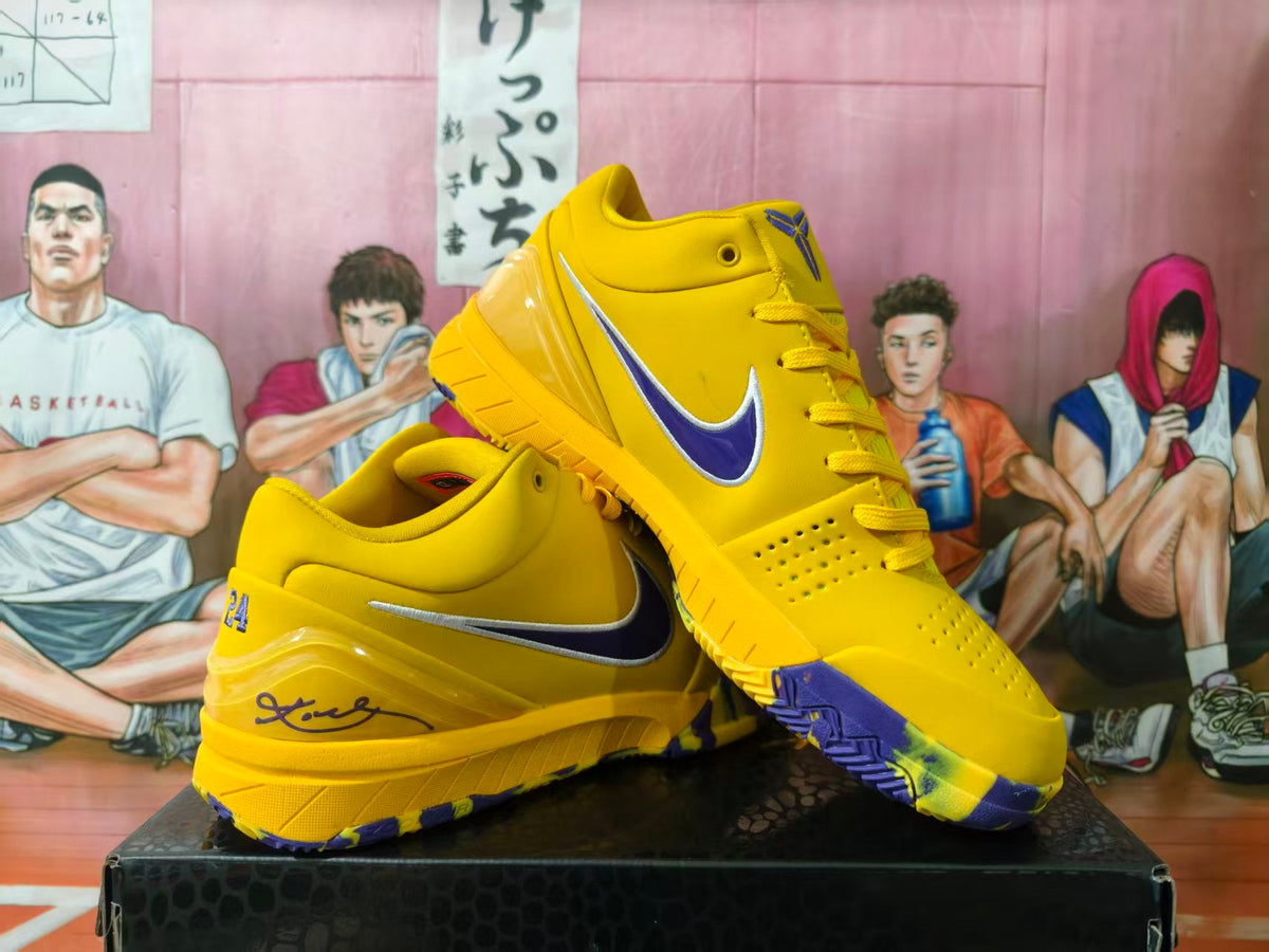 Nike Lakers Yellow Basketball Sneakers