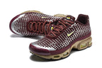 Nike Air Max Plus VII Sneakers Burgundy Silver Gold
