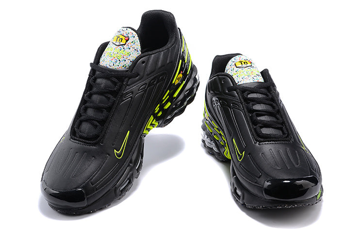 Nike Air Max Plus Black and Volt Sneakers