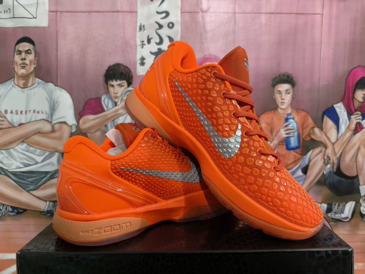 Nike Zoom Basketball Sneakers Orange