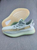 Yeezy 350 V2 Sneakers Light Green and Beige
