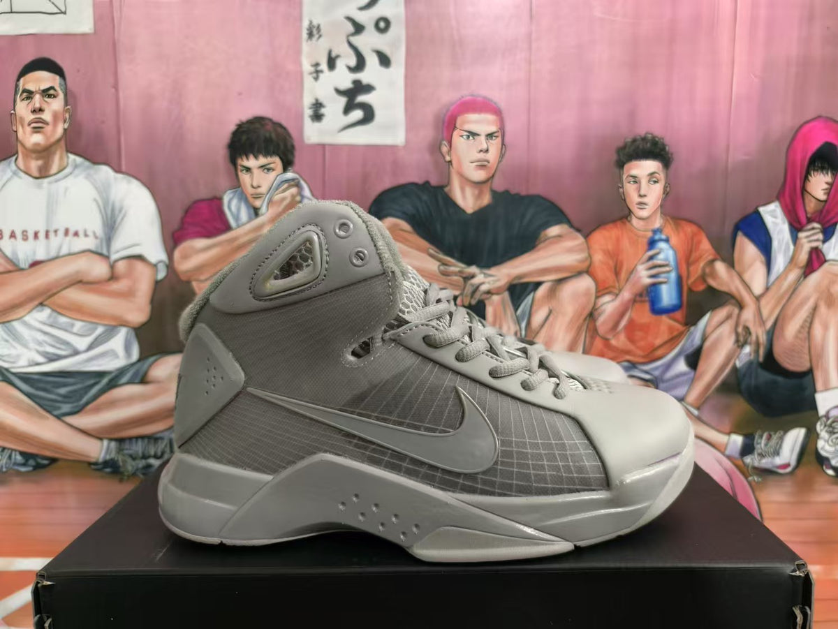 Nike Basketball Sneakers Gray High-Top