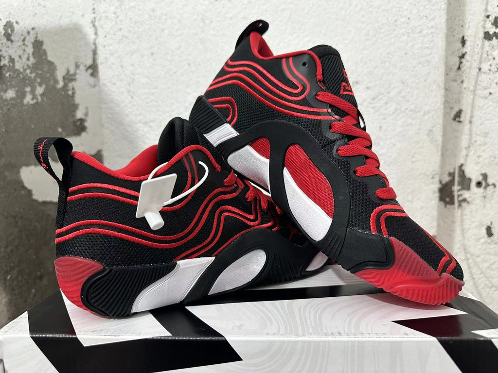 Jordan Tatum 1 Black and Red Basketball Shoes