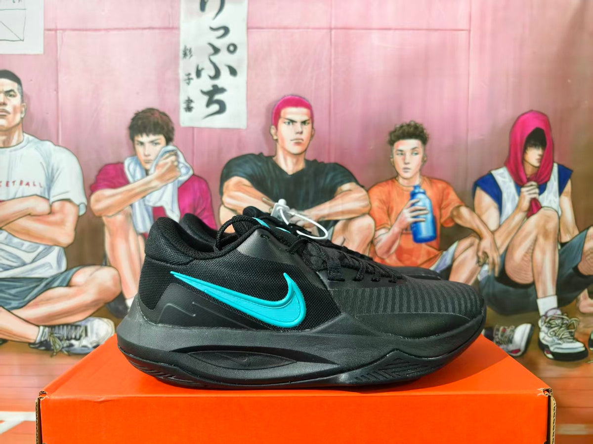 Nike Black and Blue Sneakers