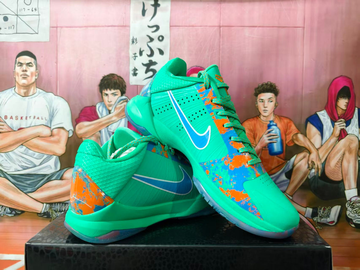 Nike Kobe 6 Protro Basketball Shoes, Green and Blue