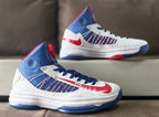 Nike HD2012 Basketball Sneakers White Blue Red