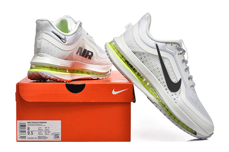 Nike Pegasus Premium White Black Volt Running Shoes