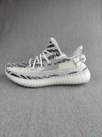 Yeezy 350 V2 Knit Sneakers Black and White
