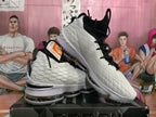 Nike White Black High-Top Basketball Sneakers