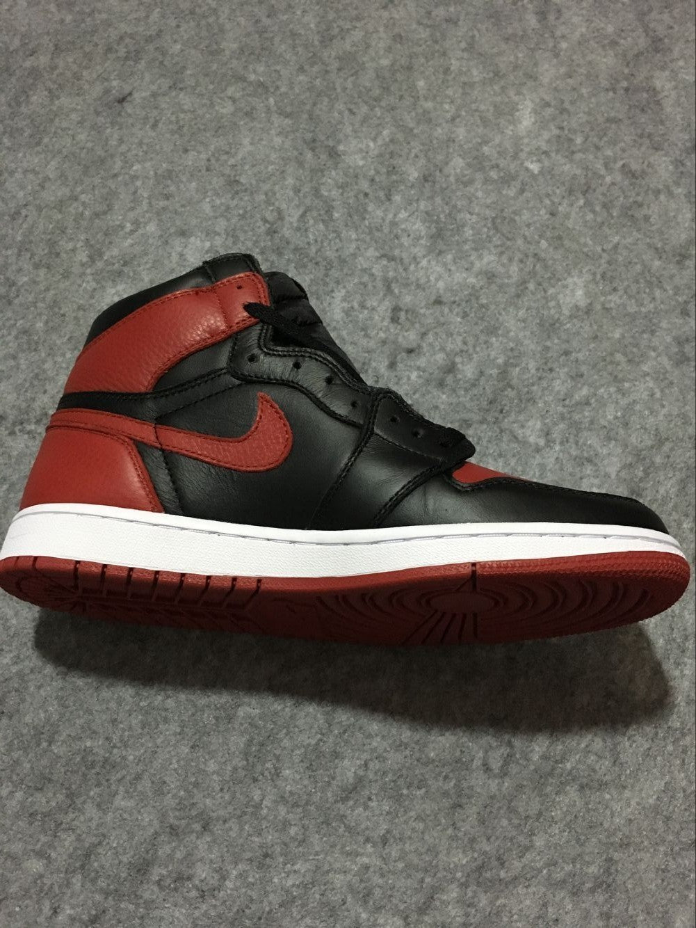 Jordan Air Jordan 1 High Black Red White Sneakers