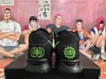 Nike KD Basketball Sneakers Black and Volt Halloween Style